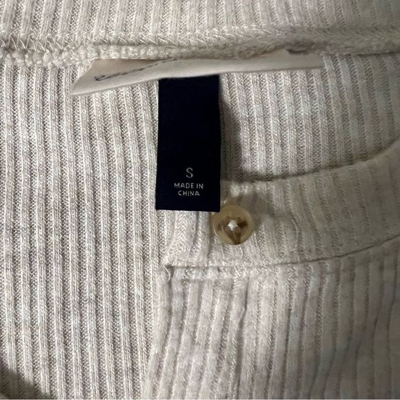 Universal Thread Cream Ribbed Cardigan - Picture 5 of 7